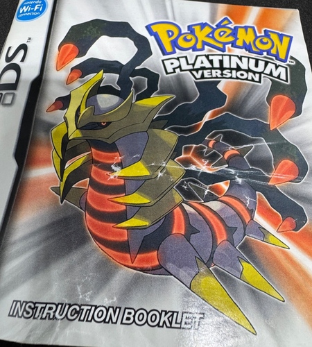 Pokemon Platin Version nur Anleitung Nintendo DS Original OHNE Spiel - Bild 5 von 5