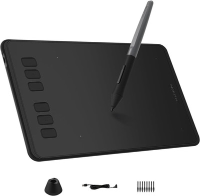 Inspiroy H640P Drawing Tablet, 6X4 Inch Digital Art with Battery-Free Stylus, 81