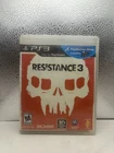 Resistance 3 PS3 CIB With Manual And Case