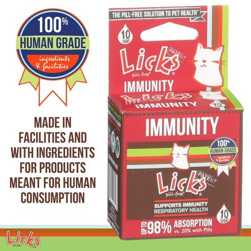 Licks Pill-Free Cat Immunity - Immune Support Cat Supplies - Respiratory Supp... - Picture 4 of 7