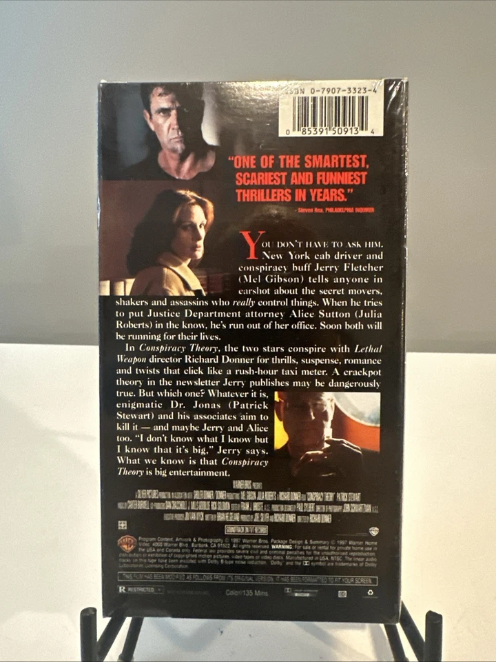 Conspiracy Theory (VHS, 1997) Sealed  *Bundle And Save On Shipping - Imagem 2 de 4