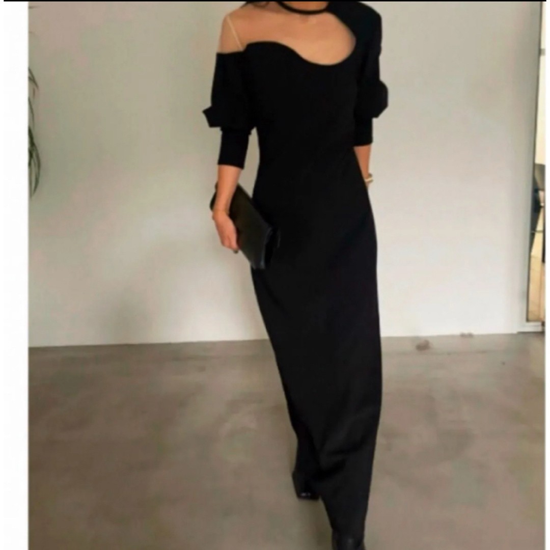 AMERI Lark Curve Tricot Rib Dress - image 2