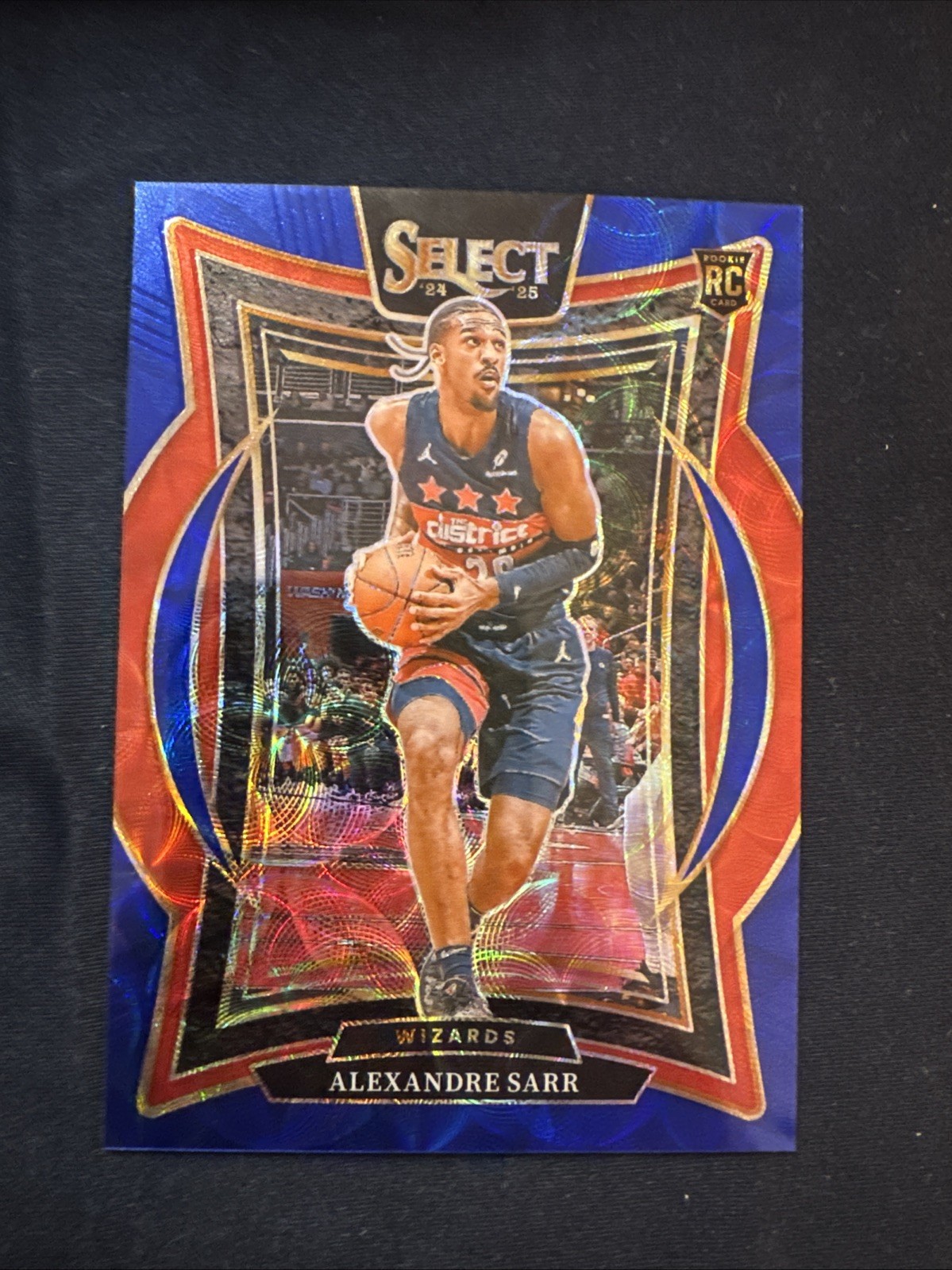 2024-25 Panini Select - Concourse Alexandre Sarr #73 Blue Scope Prizm /249 (RC)