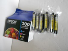 New/Sealed Genuine Epson 200 YELLOW Ink Cartridges 2022 Lot of 6