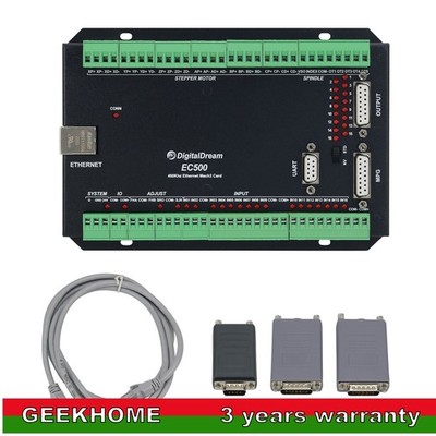 EC500 4 Axis Motion Controller with Cable for Mach3 with Ethernet Communication