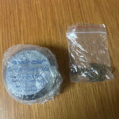 Mobile Mini Storage Guard Lock and Key