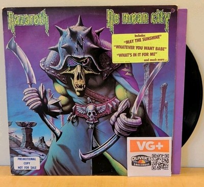 Nazareth | No Mean City | Whitel Label Promo Vinyl LP | 1979  SP-4741 | VG+/VG+