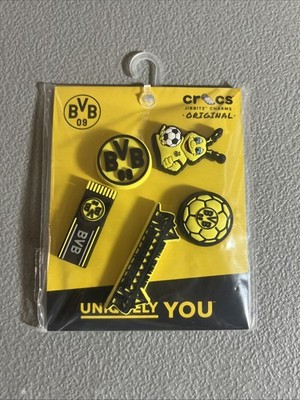 Crocs Jibbitz Authentic Shoe Charms - BVB -Official Product Soccer