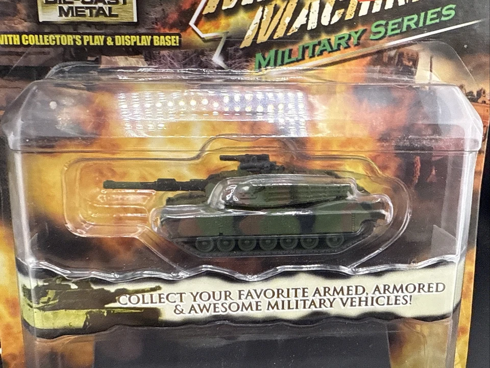 2006 Forces of Valor Macho Machines US M1A1 ABRAMS super camo very nice tank - Image 2 of 4