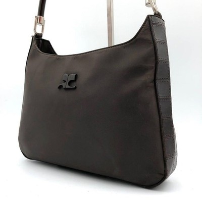 COURREGES Shoulder bag Brown Authentic From Japan