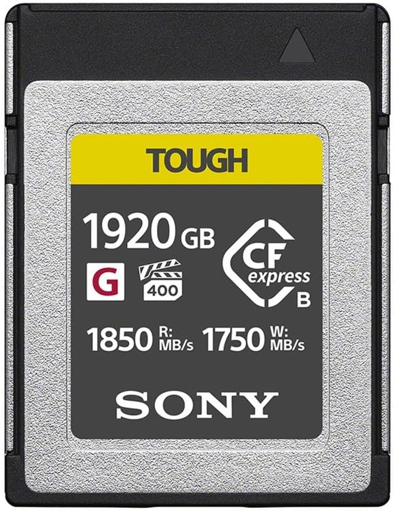 Cfexpress Type B Tough 1920GB Memory Card with up to 1850 MBPS Reading Speed and