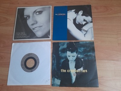 4 x 7'' dolores o'riordan / cranberries ordinary day / linger rare vinyl singles