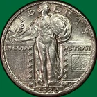 1926 Standing Liberty Quarter Brilliant Uncirculated BU Coin #39355