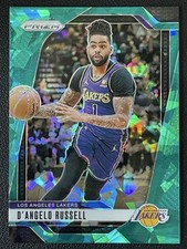 D'Angelo Russell 2024-25 Panini Prizm Teal Ice Base /225 #49