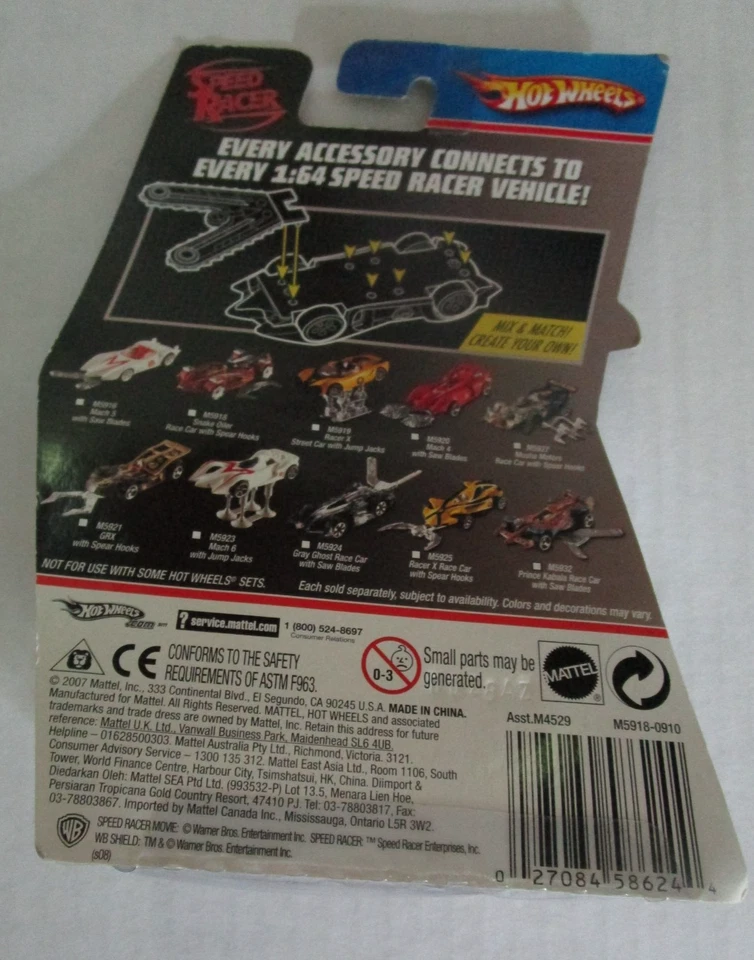 Mattel Hot Wheels Speed Racer Snake Oiler 2007 Foto 3 de 4