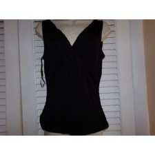 Nine West double v knit tank blouse M Excellent
