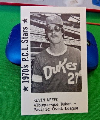 1979 CRAMER 1970'S PCL P.C.L. STARS  KEVIN KEEFE MINOR LEAGUE NRMT OR BET