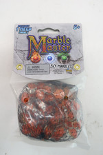 Imperial Toys Glass Marble Master 50 Count Marbles Includes1 Mega - Orange