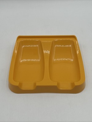 Tupperware Spoon Rest Vintage Yellow EUC