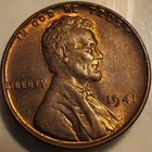 1941 P Lincoln Wheat Penny Cent! Appears Uncirculated! RB