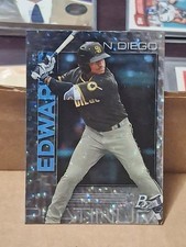 2020 XAVIER EDWARDS BOWMAN PLATINUM ICE ICY ROOKIE CARD RC TOP-20 PADRES MARLINS. rookie card picture