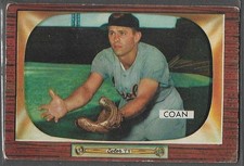 1955 Bowman 78 Gil Coan Vg-ex Baltimore Orioles