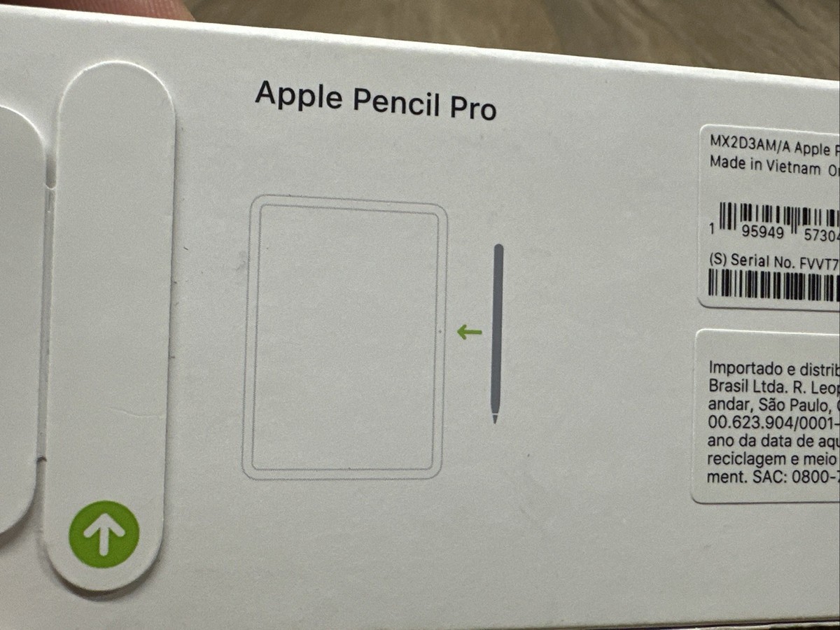 Apple Pencil Pro White MX2D3AM/A - A2538 - In Opened Box for