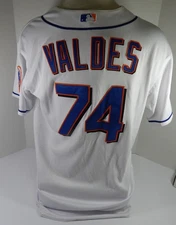 2011 New York Mets Raul Valdes #74 Game Issued White Jersey 48 DP53218