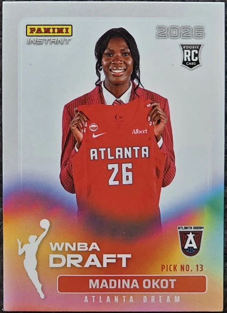 2026 PANINI INSTANT WNBA #DN-11 MADINA OKOT - PICK NO. 13 ATLANTA DREAM