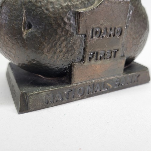 Hucha de patatas Idaho First National Bank horneada banthrico de colección sin llave hecha en EE. UU. - Imagen 5 de 9