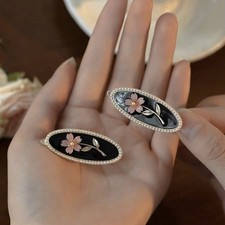 2pc Black Hair Clip Bang Clip Side Hairpin Women Hair Accessory