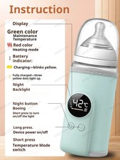 AiQUE USB Baby Bottle Warmer Smart Temperature Control Night Light
