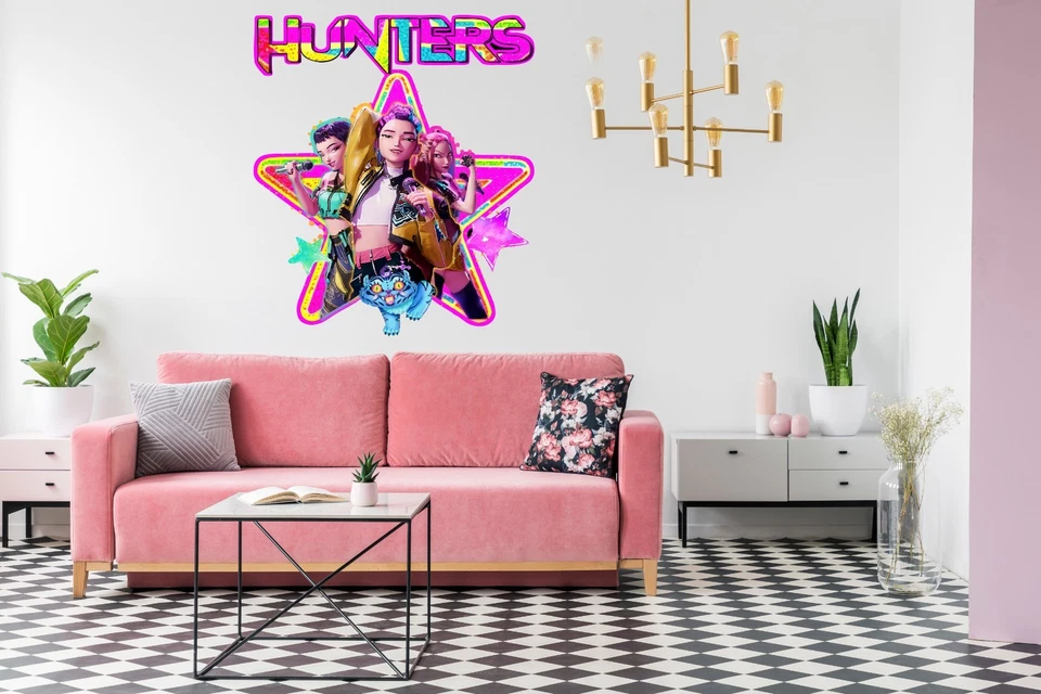 K-Pop Demon Hunters Huntrix Wall Sticker - Image 2 of 4
