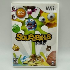 Squeeballs Party WII Complete Game Case And Manual