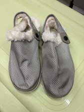 Women's Men's Comfort Lined Clogs Winter Garden Slippers Green