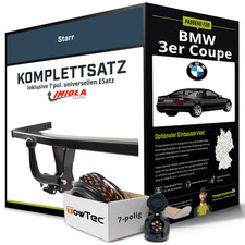 Für BMW 3er Coupe Typ E46 Anhängerkupplung starr +eSatz 7pol uni 05.1999-05.2006