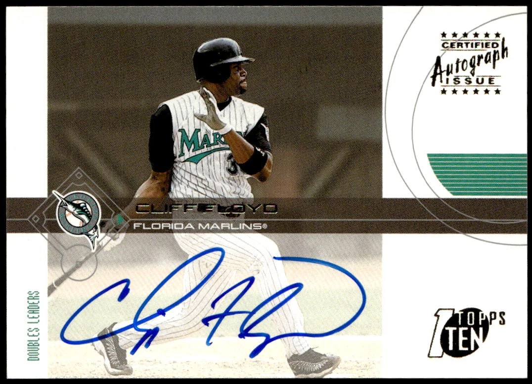 Cliff Floyd Florida Marlins Baseball Sports Trading Cards