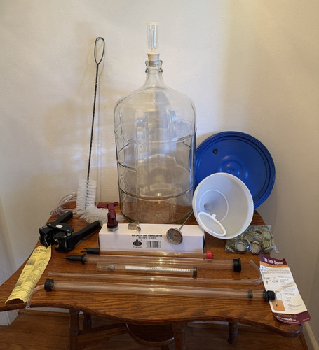 True Brew Gold Kit 6 Gallon Glass Carboy + Accessories Beer & Wine Making Kit