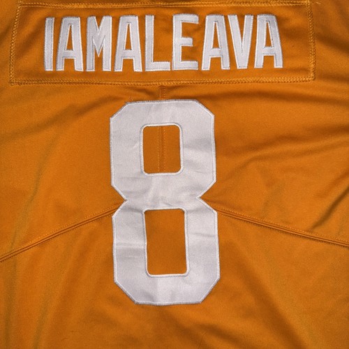 Nico Iamaleava Tennessee Volunteers Football Orange Nike Team Jersey STITCHED L - Picture 16 of 22