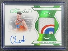 CHET HOLMGREN 2024-25 PANINI FLAWLESS GAME-USED 3-COLOR PATCH AUTO EMERALD 2/5