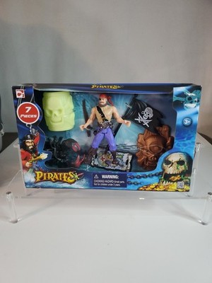 Captain Scourge PIRATES PLAYSET 7 PCS FIGURE Spider, Chest, Weapons, Chap Mei