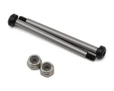 KOS04191-12 Koswork RC10 43mm Hardened Steel Front Inner Hinge Pin (2) w/locknut