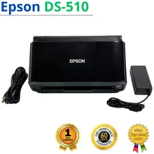 ✅Epson WorkForce DS-510 Document Scanner J341A w/AC Adapter 1 YEAR WARRANTY!🔥