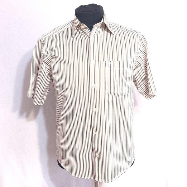 Men Armani Collezioni Shirt Multicolor Cotton M