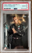 2020 Topps Chrome F1 #1 Lewis Hamilton PSA GEM MINT 10