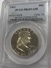 1963 50C Franklin Half Dollar Coin PCGS PR 65 CAM Series 46PR