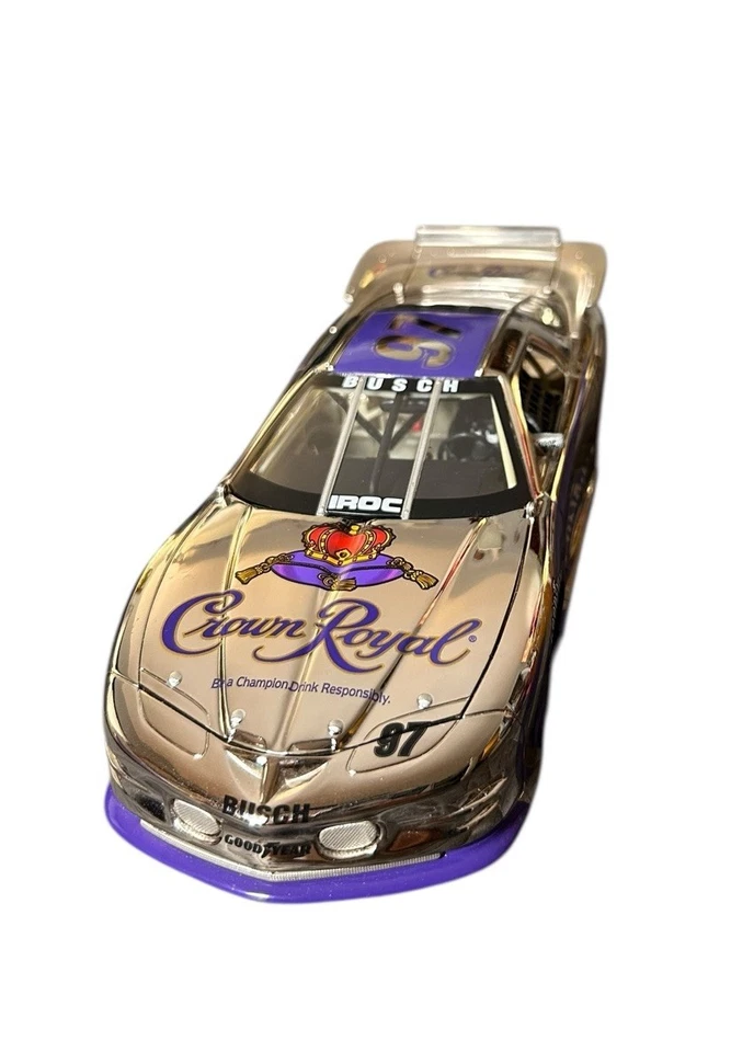 RARO Kurt Busch #97 Crown Royal CROMO IROC 2004 1/24 NASCAR Diecast Foto 2 de 4