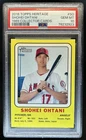 2018 Topps Heritage Shohei Ohtani 1969 Collector Cards RC #69CC-SO PSA 10