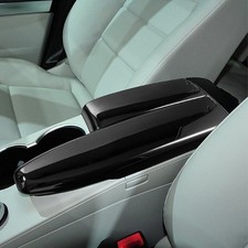 For Mercedes-Benz C/GLK W204/W212/X204 Black Center Console Cover. 2 Pieces.