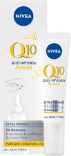 NIVEA Q10 Anti-Wrinkle Power Firming Eye Cream (15ml), Anti-Wrinkle Skincare